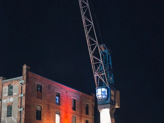 Außen bei Nacht Port Bremen