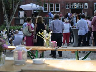 Der Garten Georgie in Hamburg bietet viele Möglichkeiten für ein schönes Sommerfest