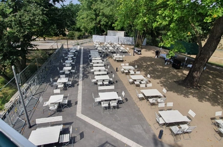 Biergarten im Park