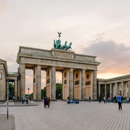 Das Brandenburger Tor in Berlin. 