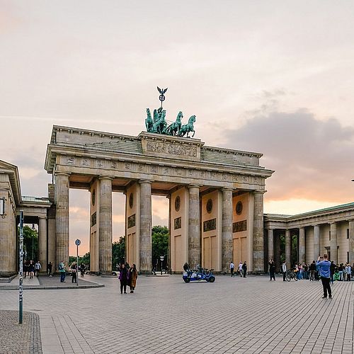 Das Brandenburger Tor in Berlin. 