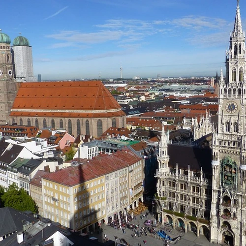 Blick in die Münchener Innenstadt.