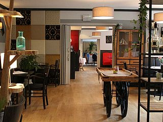Essen in gemütlicher und zugleich stilvoller Atmosphäre im Restaurant des Waldschlößchen Daverden