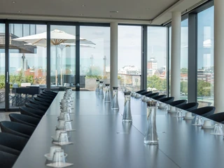 Wir kümmern uns um die Verpflegung Ihrer Gäste im Bridge Deck im ecos office center Teerhof, Bremen