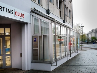 Die Fassade des Martinsclub Vegesack