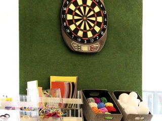 Kreativecke im Kreativ-Raum des Fruchthof Campus Hamburg