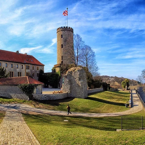 Die Burg Sparrenburg in Bielefeld.