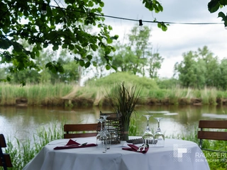 Außenbereich Terrasse Restaurant Wümmeblick Lilienthal 