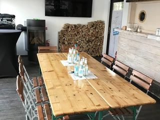 Hamburg Steghaus Alster kleiner Tisch