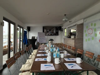 Hamburg Steghaus Alster Workshop Tisch
