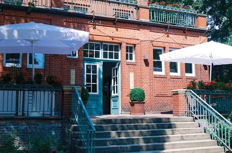 Garten einer alten Hamburger Stadtvilla