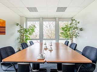 Das Ecos office center in Essen verfügt über einen sehr flexibel anpassbaren Konferenzraum 