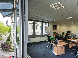 Mieten Sie sich Einzelbüros mit Full-Service im ecos office center magdeburg in der Hegelstraße