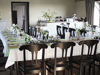 Tischdekoration Feiern im Schwalbennest Restaurant Tietjens Hütte Osterholz-Scharmbeck
