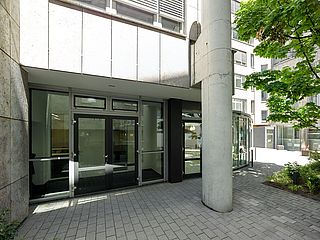 Eingangsbereich des Tagungsraums tHeo.2.meet in Stuttgart