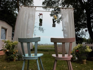 Landhochzeit im Garten Jagdhütte Landhaus am Deich Bremen
