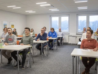 Einblick in eine Schulung im Seminarraum Oldenburg des dzo, Oldenburg
