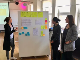 Optimal auch für Präsentationen von kleineren Arbeitsgruppen 