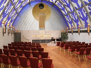 Stuhlreihen Himmelssaal Radisson Blu Bremen