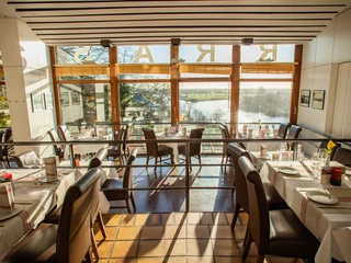 Toller Blick aus dem Restaurant der Weserterrassen in Achim
