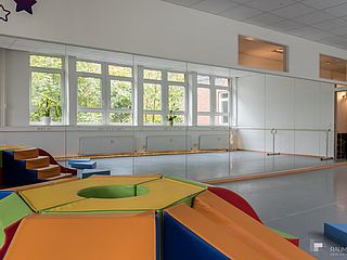Spiegel Grauer Saal Tanzstudio BouncenBoogie Bremen