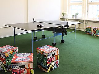 Lust auf eine Runde Tischtennis im Kreativ-Raum Fruchthof Campus Hamburg?