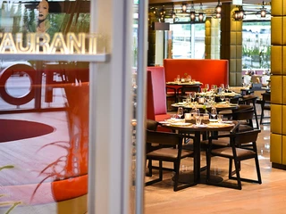 Eingang Restaurant Leander GOP Varieté Theater Bremen