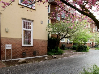 Die schöne Fassade des Gruppenraum BeiUns des Martinsclub in Bremen Gröpelingen
