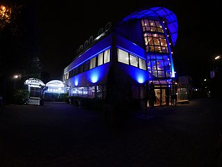 Hamburg Le Royal Außenansicht bei Nacht