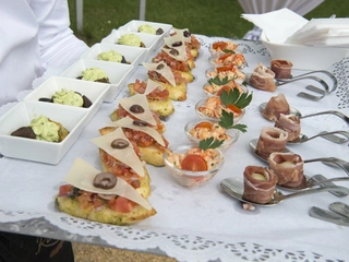 Bad Homburg Golfhaus Restaurant im Kurpark Canapes