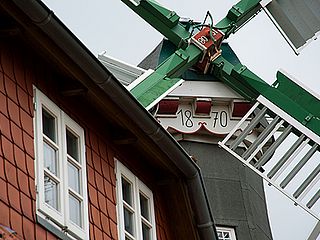 In Habbrügge bei Ganderkesee steht die wunderschöne alte Windmühle "De lütje Anja" von 1870