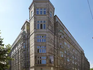 Die Außenansicht auf die Bremer Baumwollbörse