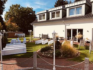 Der wunderschönen Garten des Hotel Haberkamp in Achim bietet Raum für viele Anlässe