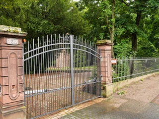 Blick in den Burggarten. 