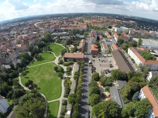 Die cavallo königliche reithalle Hannover aus der Luft