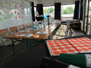 Hamburg Steghaus Alster Workshop Tisch