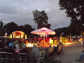 Abendstimmung Beach Club White Pearl Bremen
