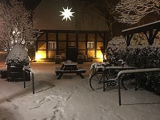 Klostermühle Hude im Schnee