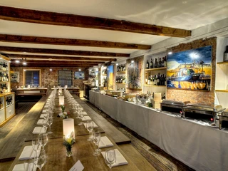 Buffet Raum Bodega Eventlocation Waterfront Hamburg