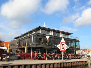 Außenansicht des Tagungsraums Hafenblick in Travemünde
